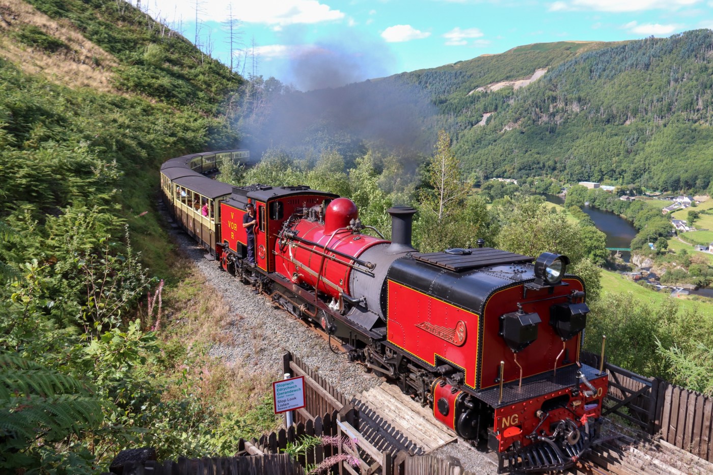 Vale of Rheidol Railway in Aberystwyth