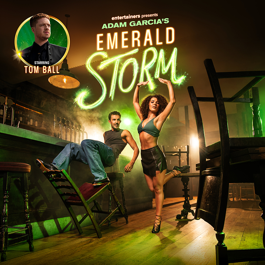 Adam Garcia's Emerald Storm event artwork
