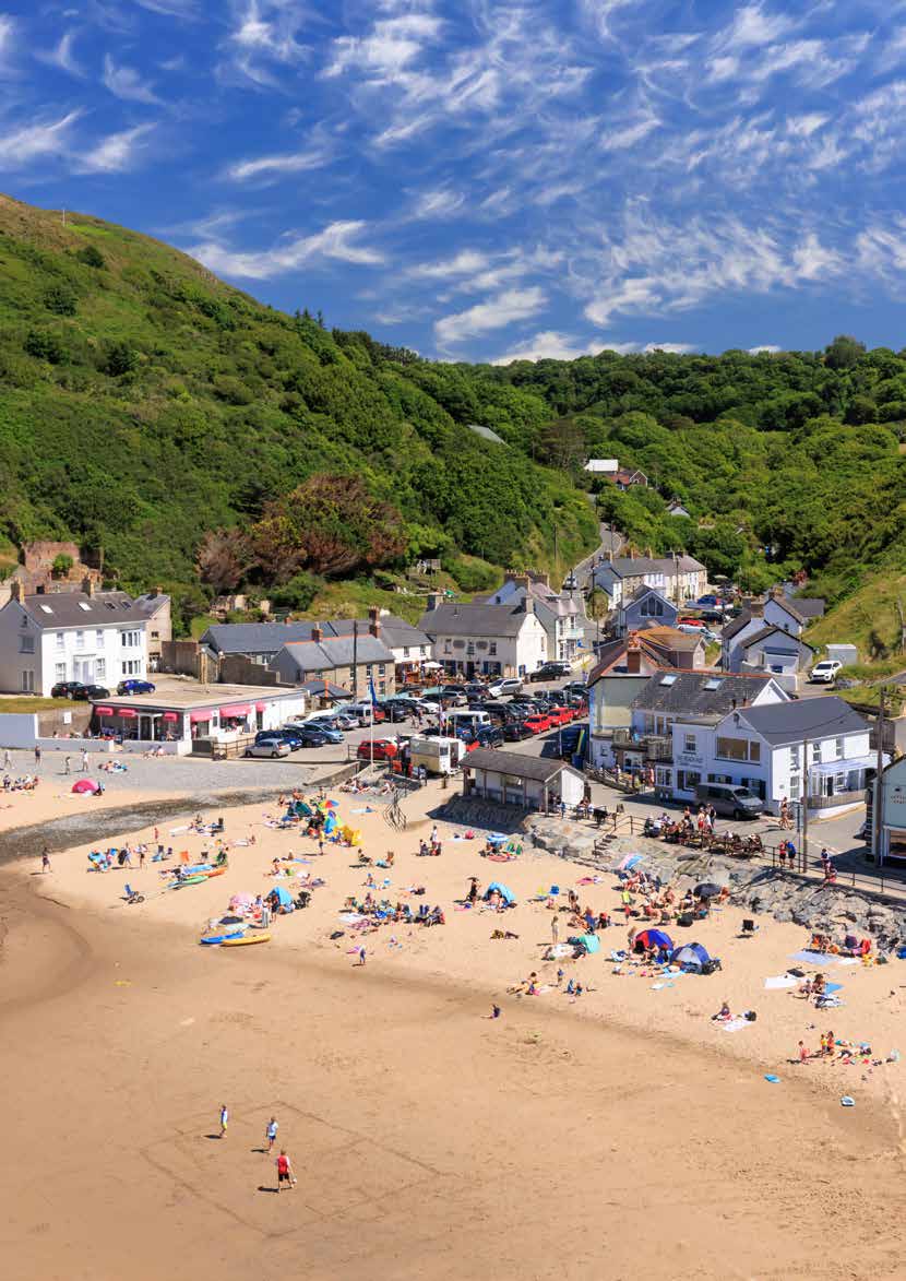 Explore Llangrannog’s beach, local legends, cultural history and enduring appeal on the Ceredigion coast